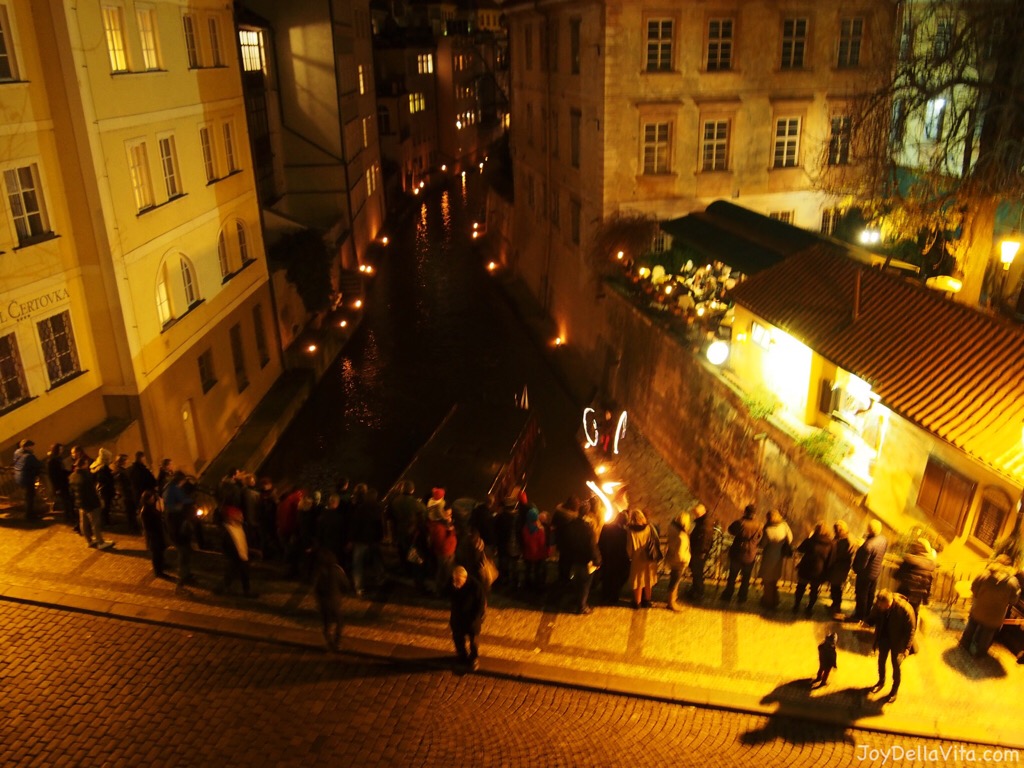 Saint Nicholas Day (Mikuláš) in Prague on December 5th