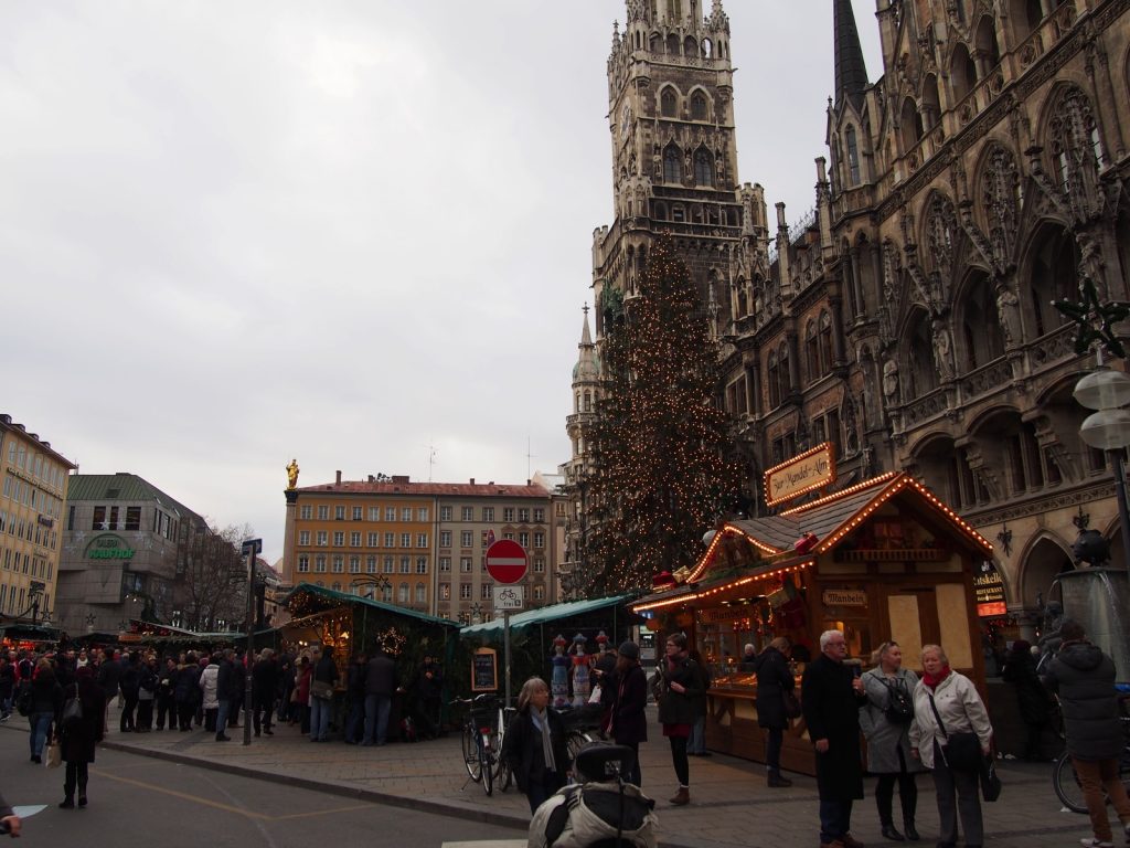 Christmas Market in Munich 2015 at Marienplatz
