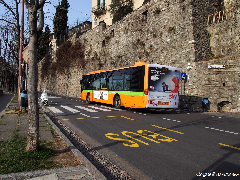 Driving the Bus for free with the Bergamo Card