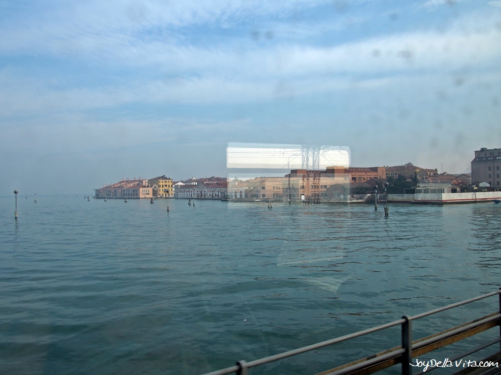 Venice, as seen from the Frecciabianca Train