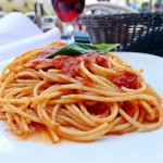 Spaghetti Pomodoro Ristorante Orcagna at Piazza della Signoria in Florence