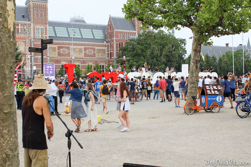 Travel Diary: Museumplein Amsterdam (Museum Square and i amsterdam sign)