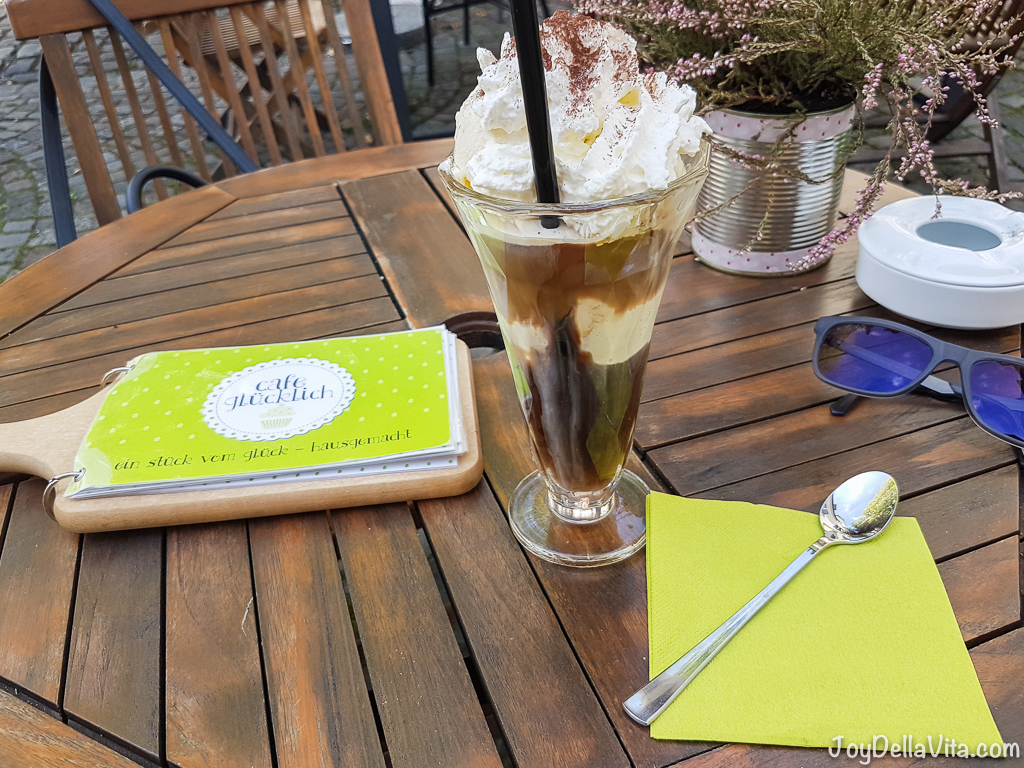 Iced Coffee at Cafe Glücklich Ravensburg