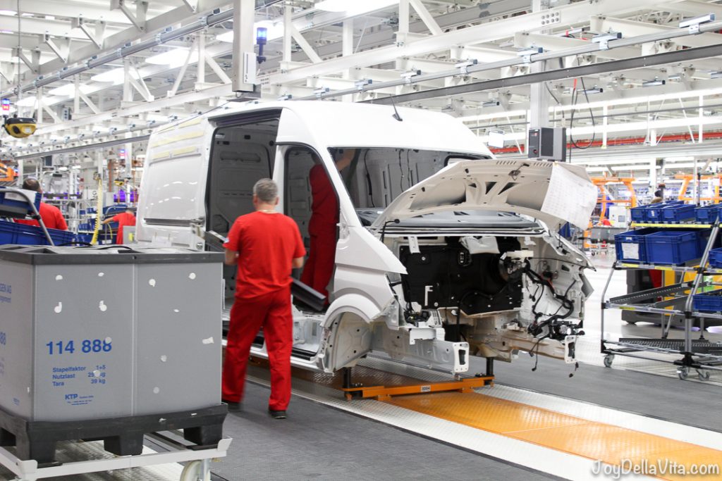 Inside the Volkswagen Crafter Factory in Września, Poland