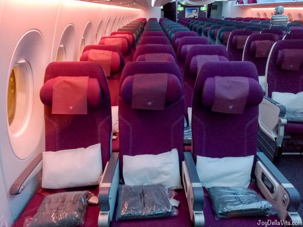 Qatar Airways Doha Adelaide Economy Class JoyDellaVita