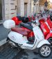 Vespa and small Cars of Rome