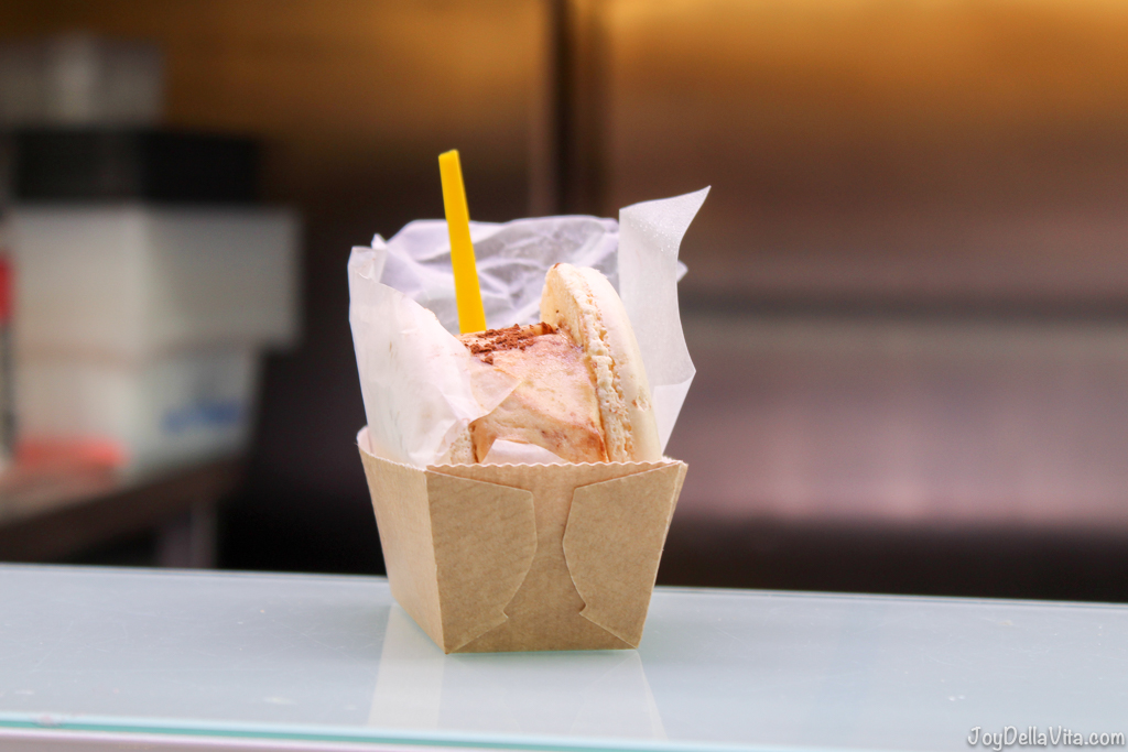 Ice Cream in a Macaron Sandwich – MIMA Ice Cream Barcelona, La Boqueria