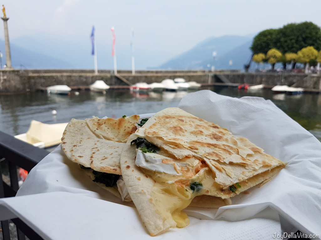 Piadina at Caffé Clerici in Luino at Lake Maggiore