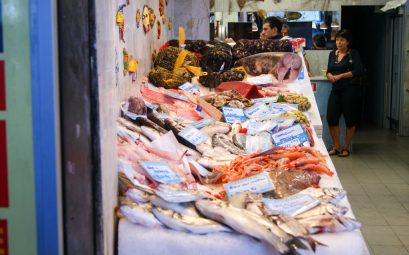 Tips for haggling at a market in Italy - Fish market in Genoa - Travelblog JoyDellaVita.com