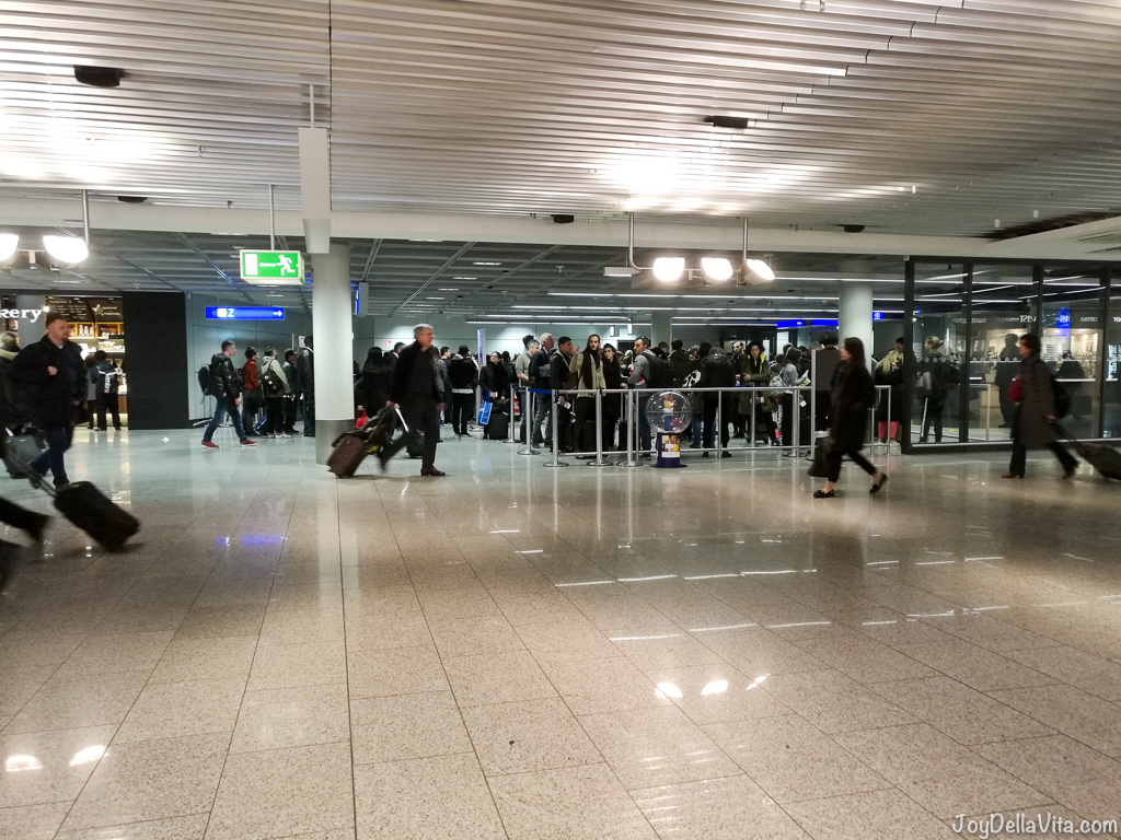Security Checks Passport Controll Frankfurt Airport USA Los Angeles