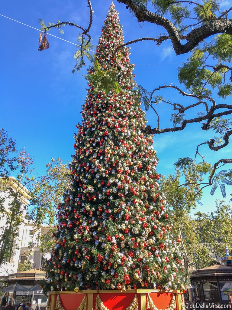 The Grove December Christmas Decorations Los Angeles Travel Blog JoyDellaVita