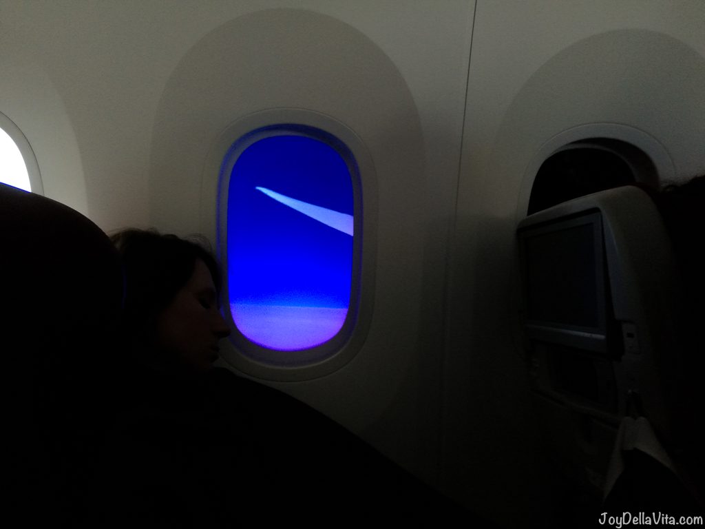 Boeing 787 Dreamliner dimming window