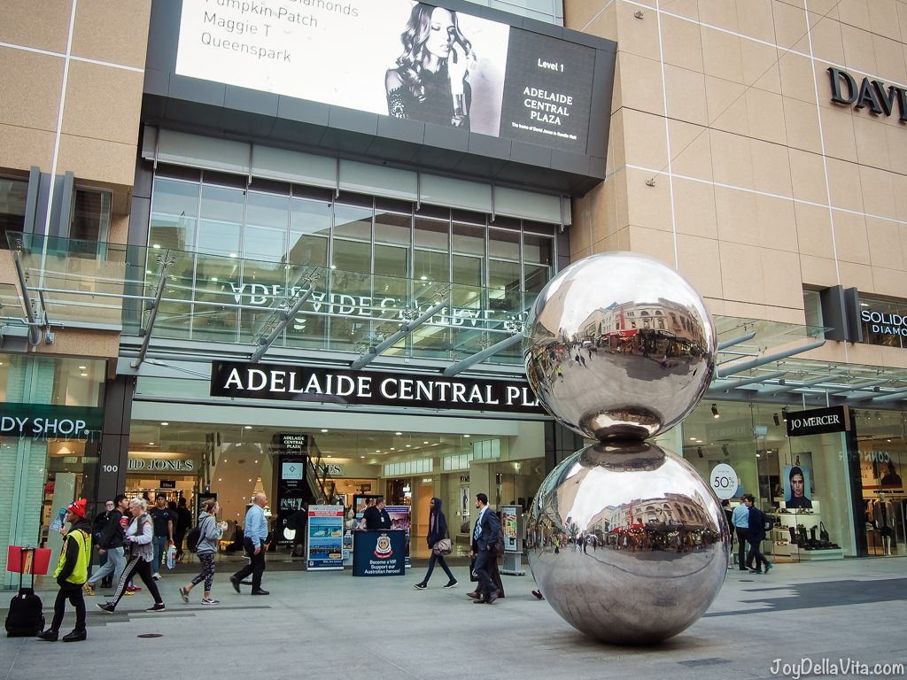 Mall's Balls at Adelaide Central Plaza on Rundle Mall