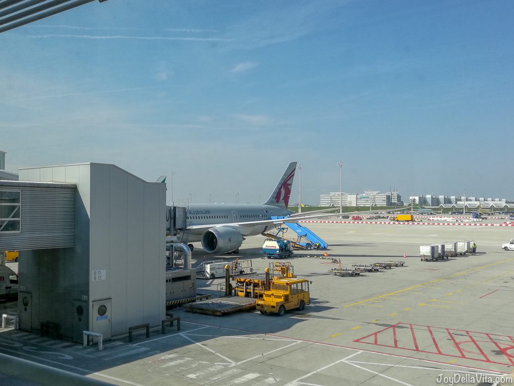 Qatar Airways Boeing 787 Dreamliner at Munich Airport