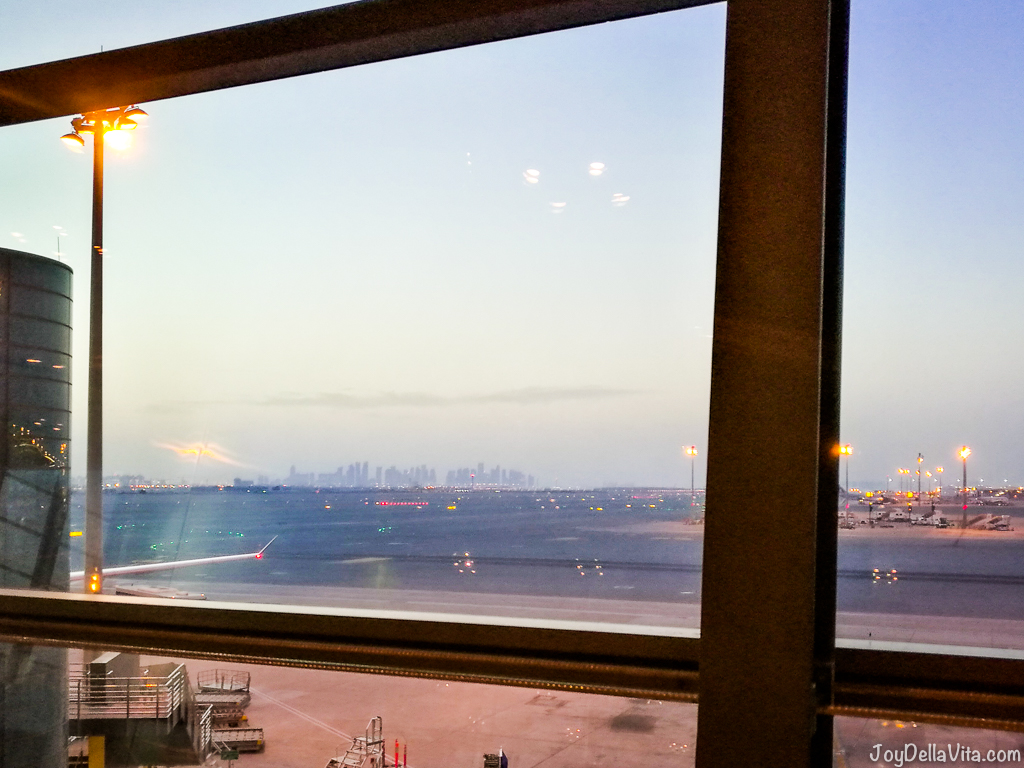 Doha Skyline Hamad International Airport Qatar Airways