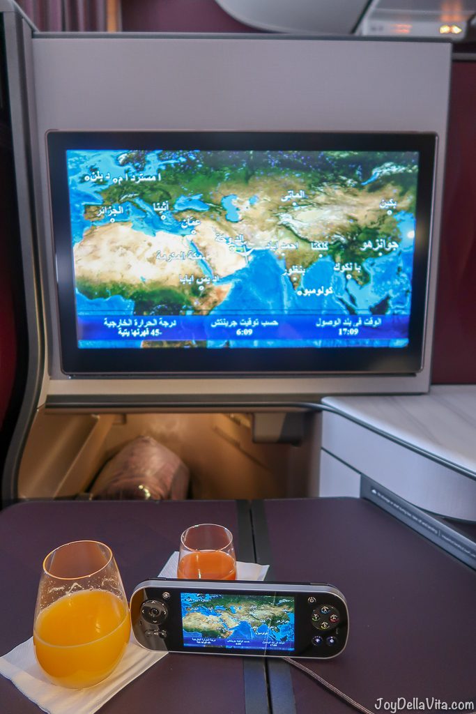 Qatar Airways Qsuite Business Class InFlight Entertainment