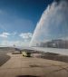 Water Canon Salute for the Inaugural Qatar Airways Flight to Canberra on February 12th 2018
