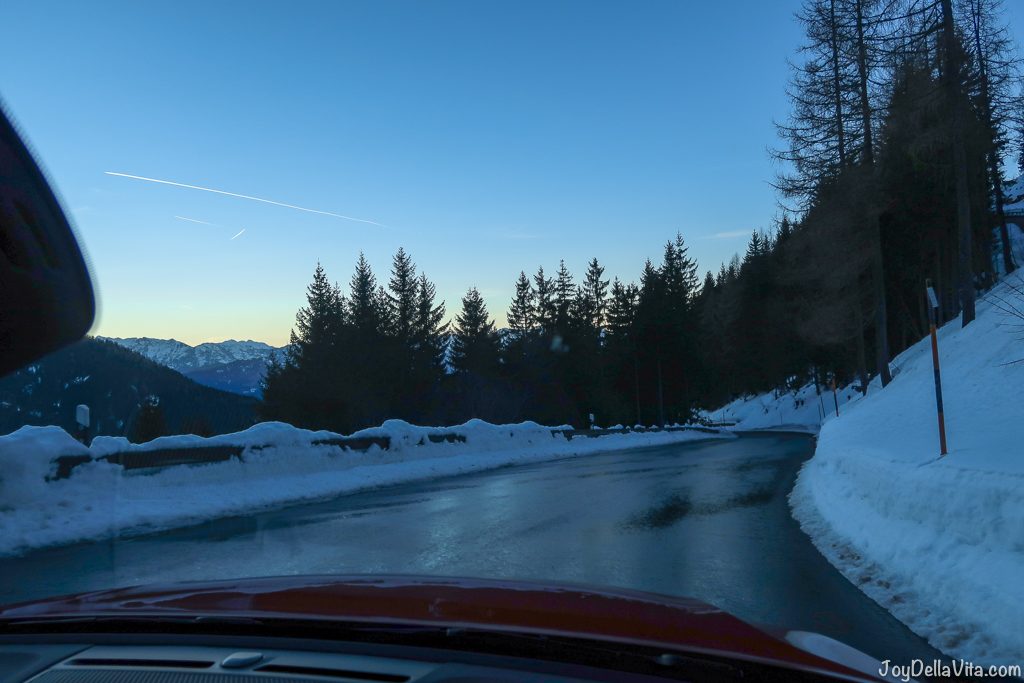 Rossfeld Panoramastrasse Berchtesgaden Winter
