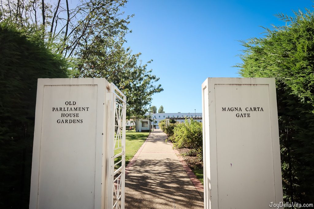 Canberra Sightseeing Magna Carta Rose Garden Old Parliament Hous