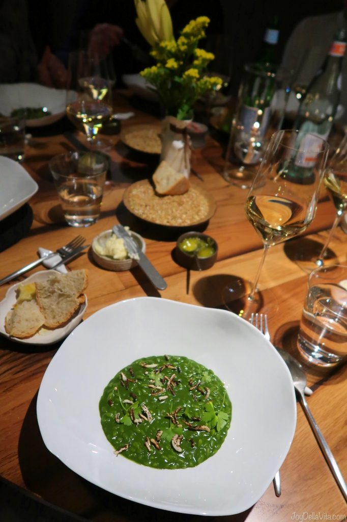Parsley risotto