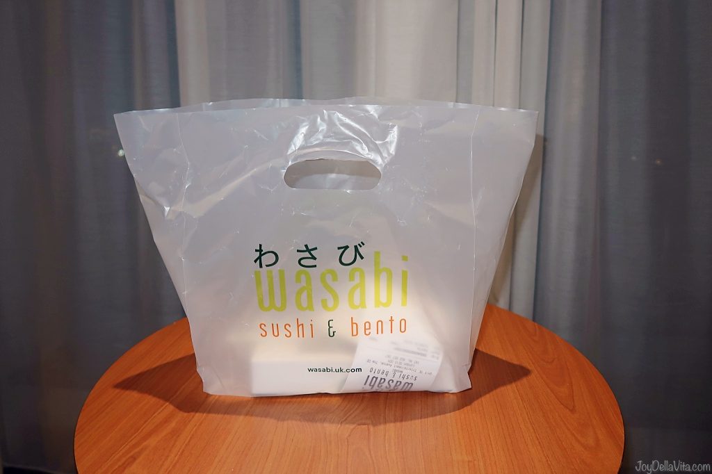 Vegan Veggie roll set Sushi Wasabi UK London test review 