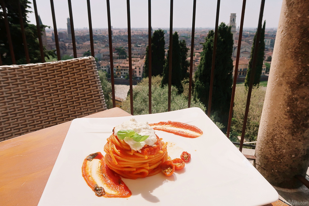 Restaurant with the best view in Verona – Re Teodorico Castel San Pietro