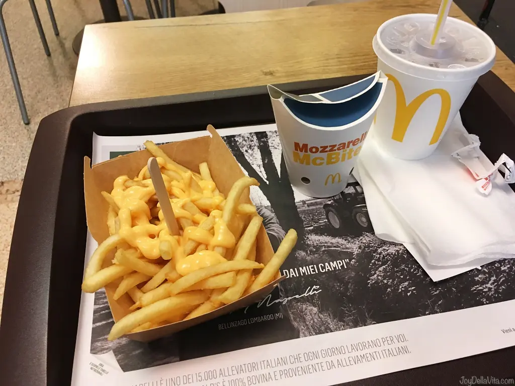 Current Vegetarian Food Options at McDonalds Italy