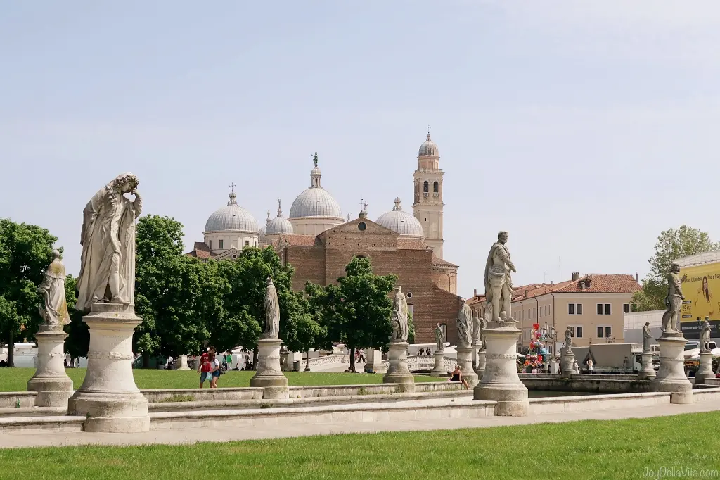 Prato della Valle in Padua – the big square with statues