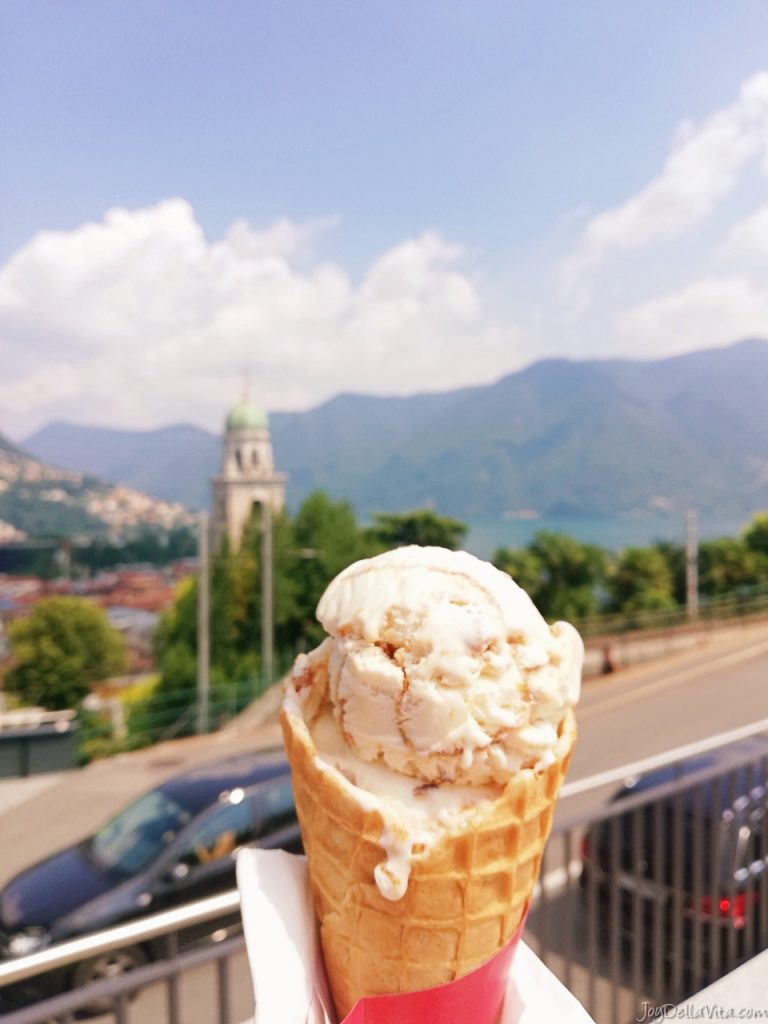 Moevenpick gelato ice cream Lugano train station lake lugano joydellavita