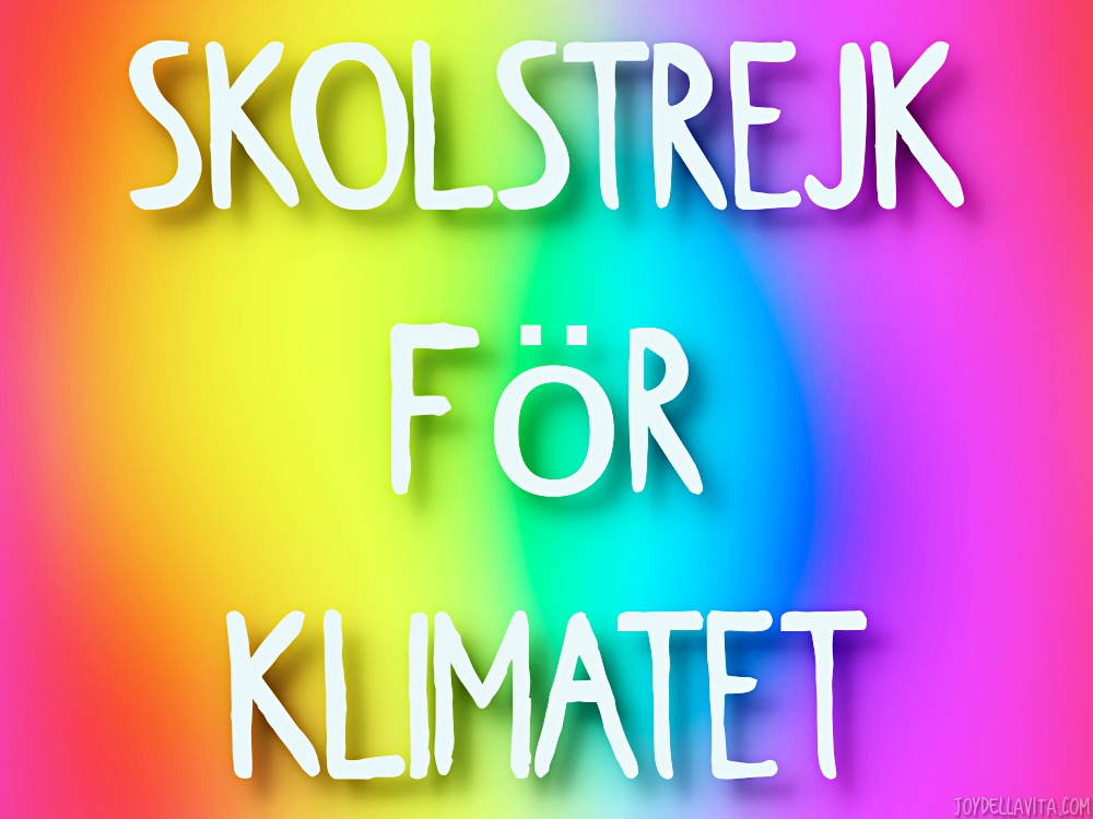 Skolstrejk för klimatet Greta Thunberg font