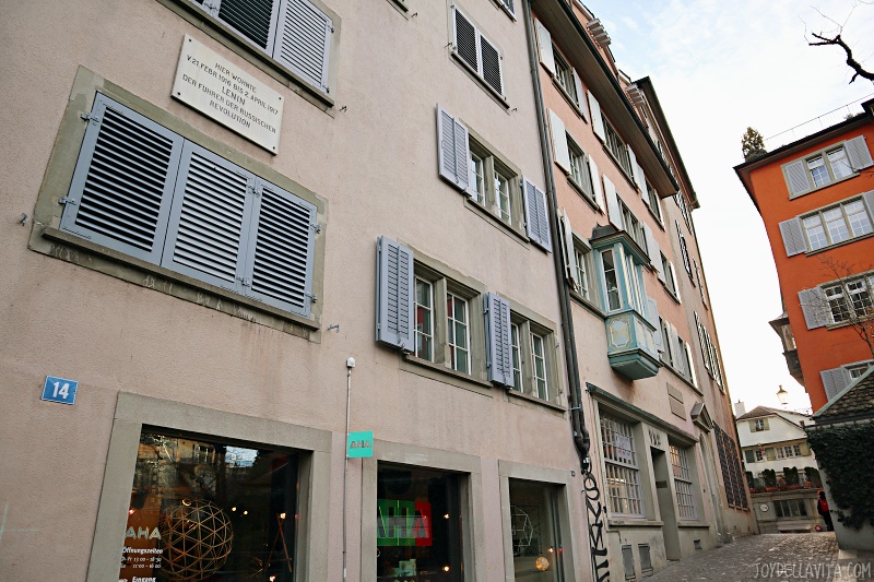 House of Lenin’s apartment in Zurich