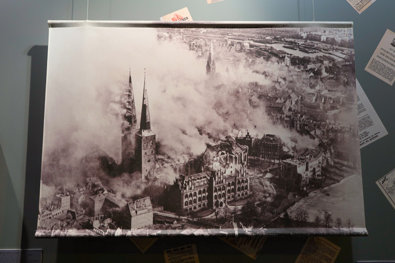 St. Nikolai Memorial Museum Hamburg – Firestorm caused by Operation Gomorrah (2nd World War)