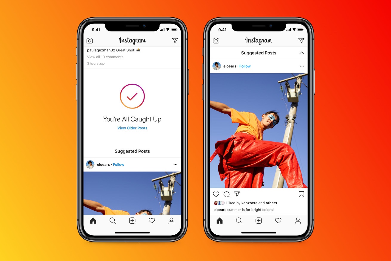 Instagram Suggested Posts new feature summer 2020