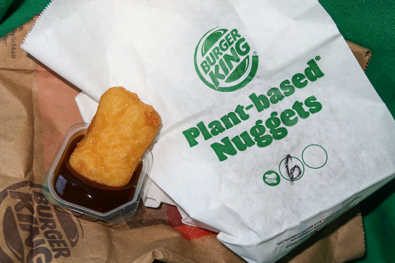 plant based nuggets burger king vegetarian butcher travel blog joydellavita