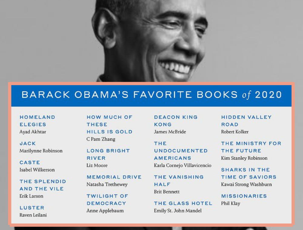 Barack Obama 2020 Book Recommendations