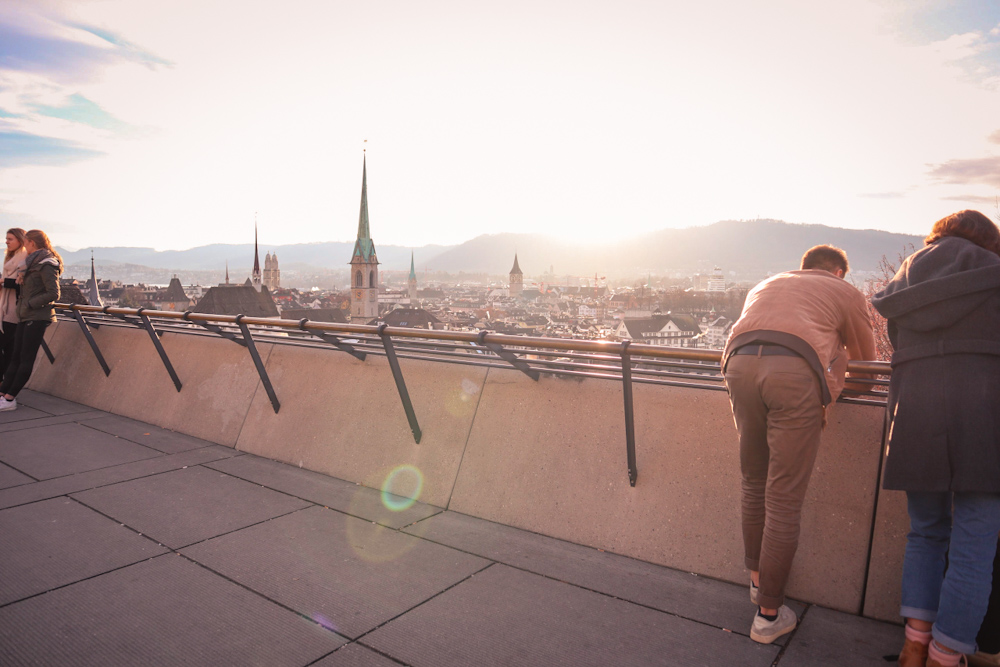 Places with a view in Zurich, Switzerland