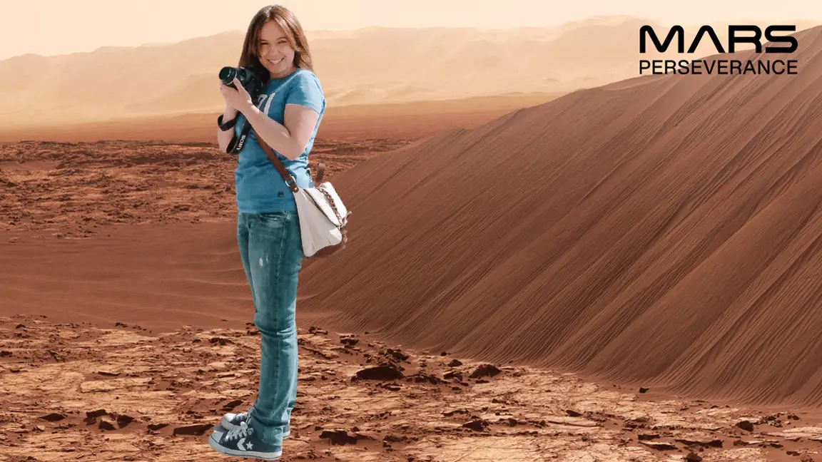 Step into NASA’s virtual Perseverance Photo Booth and celebrate the landing on Mars