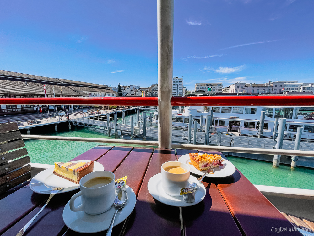 Coffee Cake Round Trip Ferry Boat Lake Constance