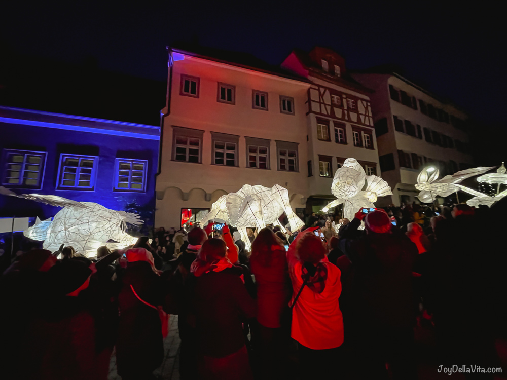 a visit to Lichterfest Festival of Lights in Ravensburg 2022