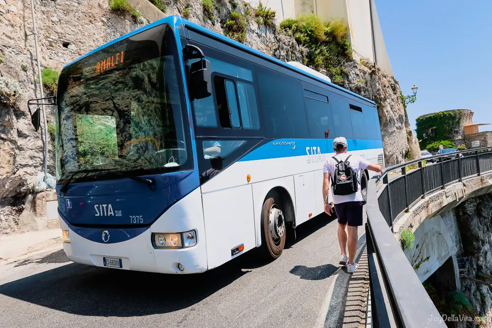 How and where to buy your Salerno to Amalfi Bus Tickets