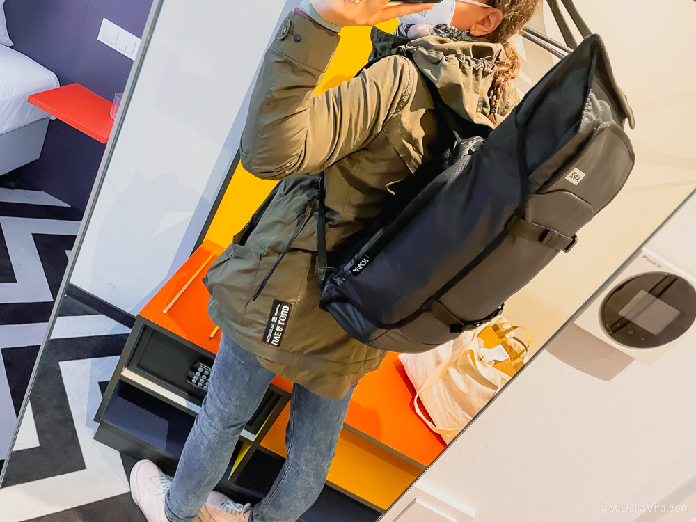 best travel backpack female blogger lisa joydellavita