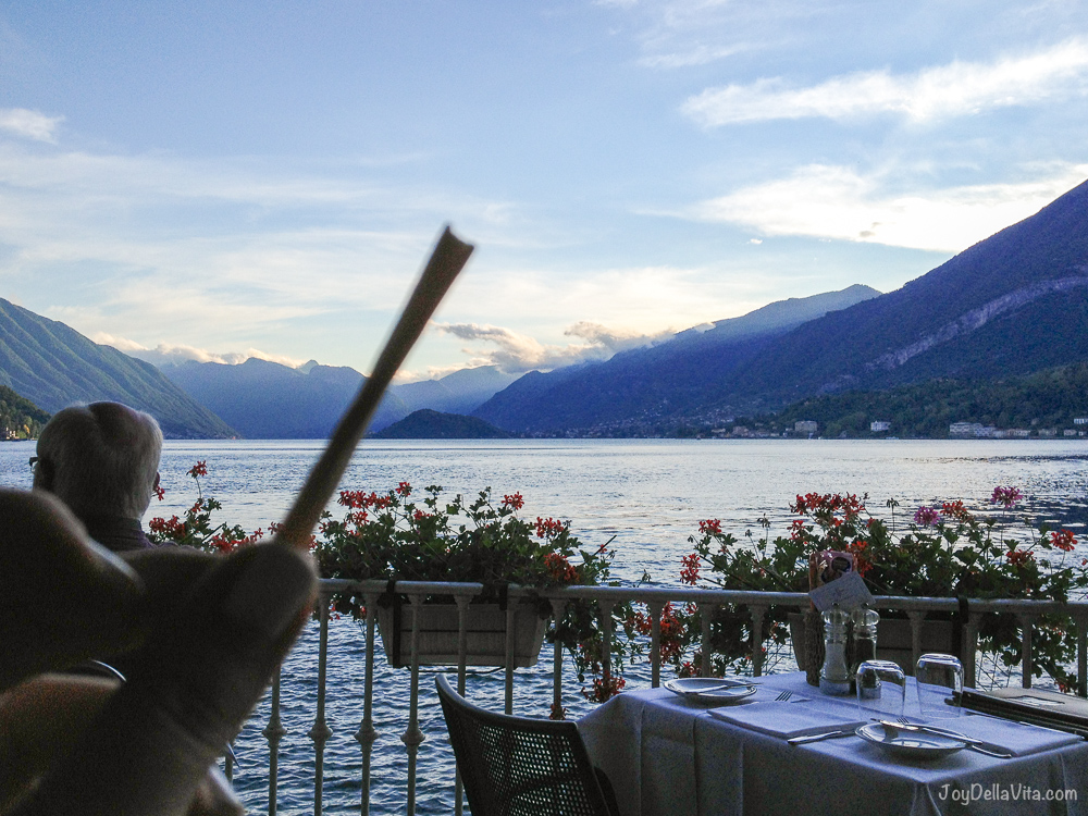 La Terrazza best view Restaurant in Bellagio Lake Como