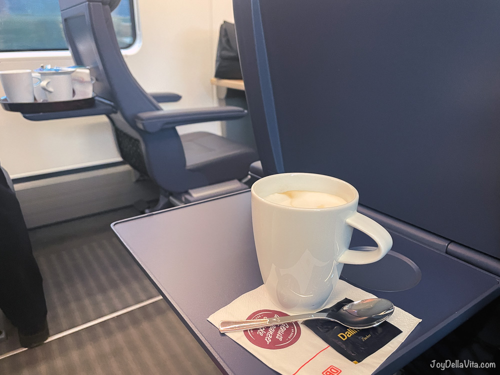 2023 ICE Bordgastronomie / dining car Menu on board Deutsche Bahn Trains in Germany