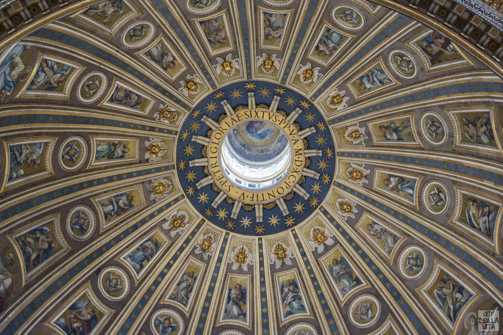 Dome inside St Peters Basilica, Vatican