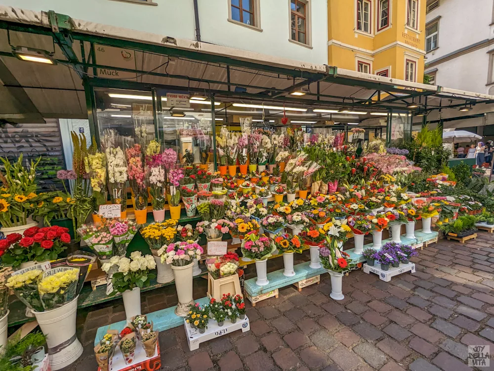Flowers Saturday Market Bolzano