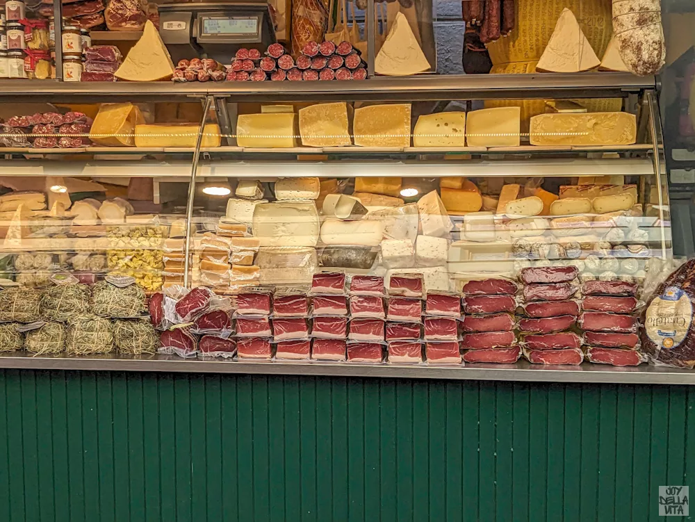 Meat Speck Cheese Saturday Market Bolzano South Tyrol
