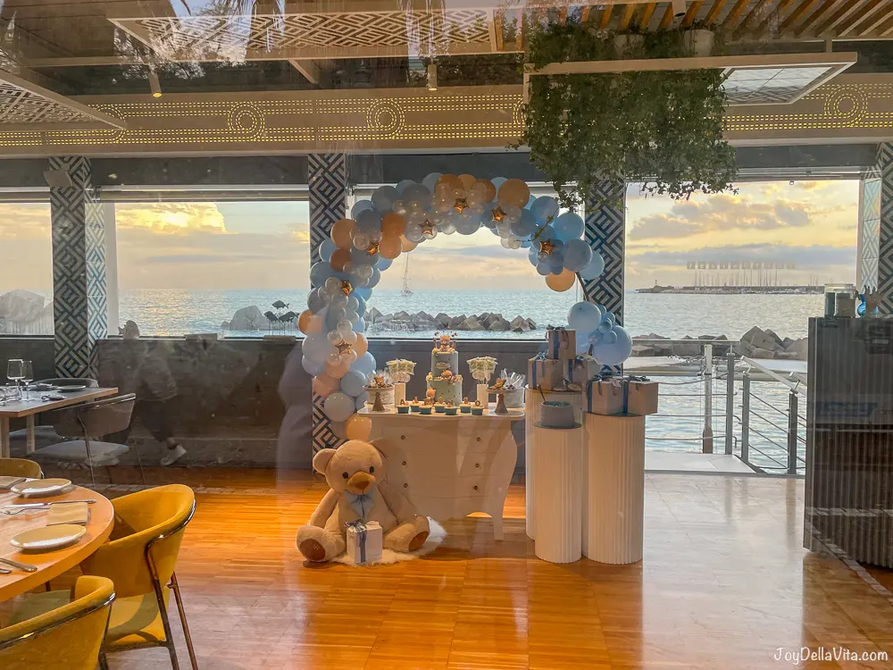 Babyshower at a Restaurant in Salerno, Italy Festa Premaman
